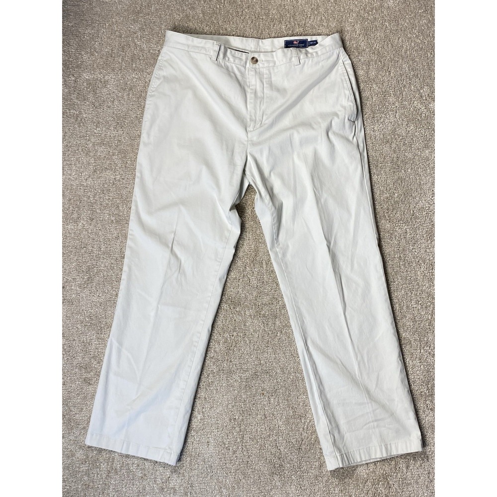 Vineyard Vines Men's Club Pants Size 36x30, Khaki Tan Brown